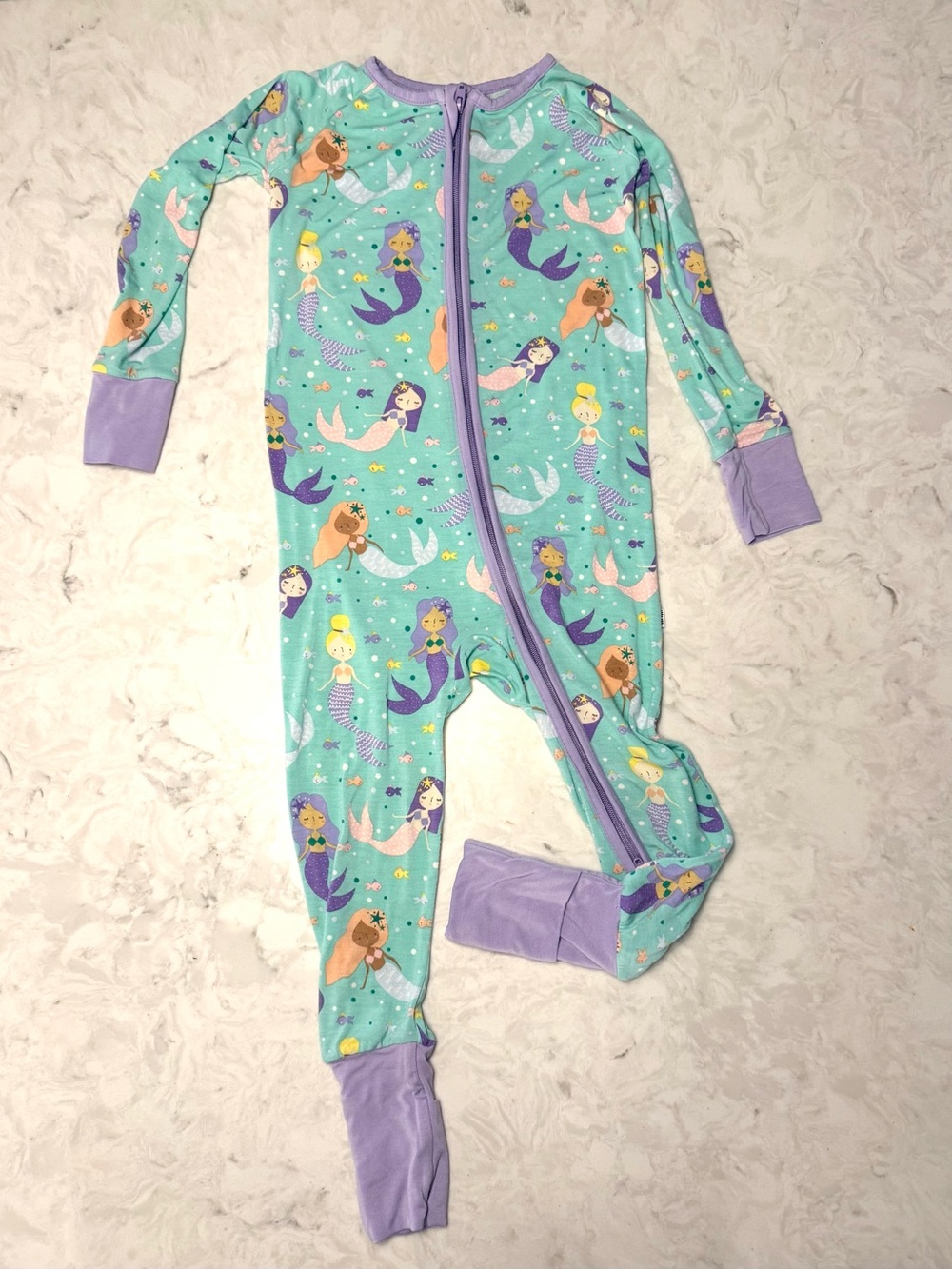 Little Sleepies Mermaid Zippy, 18-24 months